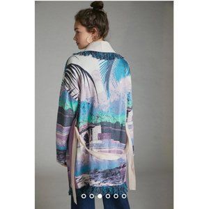 NWT Anthropologie Aldomartins Moira Fringed Cardigan